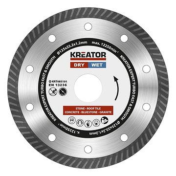 

KREATOR Diamantový kotouč celoobvodový 125mm EXPERT TURBO KRT085101