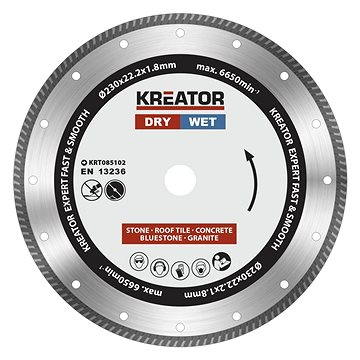 

KREATOR Diamantový kotouč celoobvodový 230mm EXPERT TURBO KRT085102