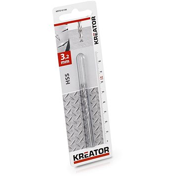 

KREATOR Vrták do kovu 3,2 mm HSS KRT010106