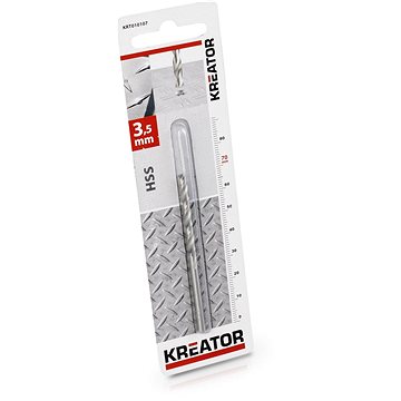 

KREATOR Vrták do kovu 3,5 mm HSS KRT010107