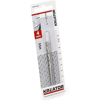 

KREATOR Vrták do kovu 4 mm HSS KRT010108