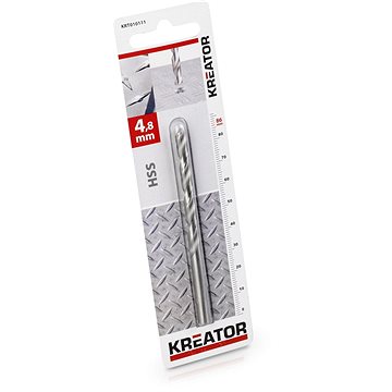 

KREATOR HSS vrták do kovu 4,8x86 mm KRT010111