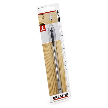 

KREATOR Plochý vrták do dřeva 6 x 152 mm KRT010801