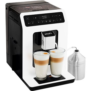 KRUPS EA891110 Evidence White s nádobou na mléko - Automatický kávovar
