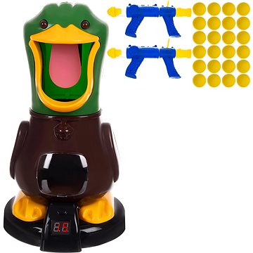 

Kruzzel 22959 Hra pistole s pěnovými míčky Duck Hunt