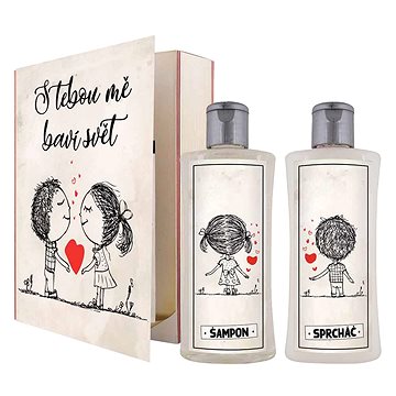

BOHEMIA GIFTS dárková sada kniha - S tebou mě baví svět