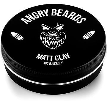 ANGRY BEARDS Mič Bjukenen Matt Clay 120 g - Hlína na vlasy