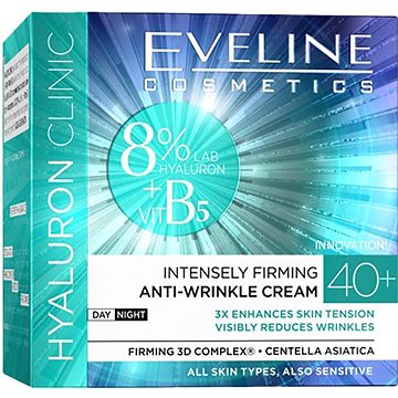 

EVELINE COSMETICS Hyaluron Clinic day and night cream 40+ 50 ml