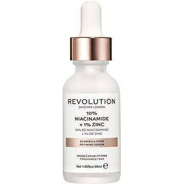 

REVOLUTION SKINCARE Blemish and Pore Refining Serum - 10% Niacinamide + 1% Zinc 30 ml
