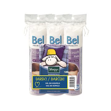 BEL Odličovací tampony 210 ks + sůl do koupele Kneipp - Odličovací tampony