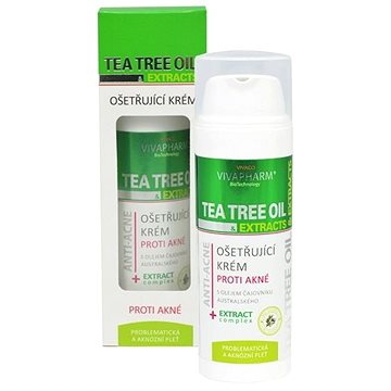 

VIVACO Vivapharm Tea Tree Oil Ošetřující krém proti akné 50 ml