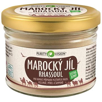 

PURITY VISION Rhassoul - Marocký jíl 450 g