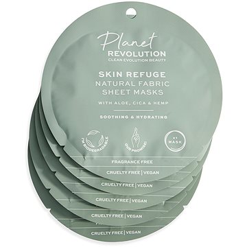 

REVOLUTION Planet Soothing & Hydrating Aloe Fabric Sheet Mask 5 ks