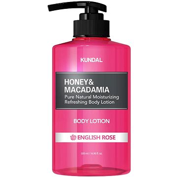 

KUNDAL Honey & Macadamia Pure Body Lotion English Rose 500 ml