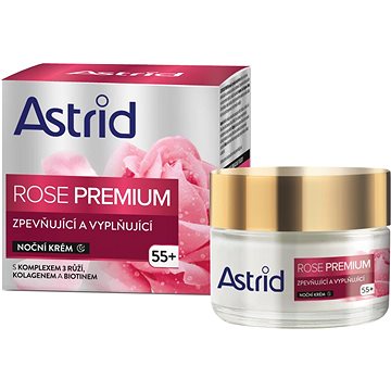 

ASTRID Rose Premium 55+ zpevňující a vyplňující noční krém 50 ml