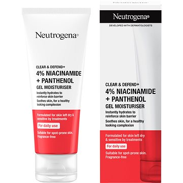 

NEUTROGENA Clear & Defend+ 4% Niacinamid + Panthenolem 50 ml