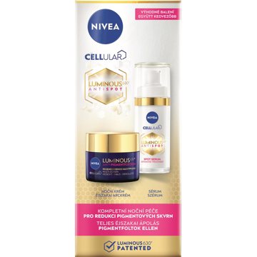 

NIVEA Cellular Luminous Duopack Night Cream + Serum 80 ml