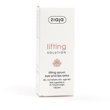 

ZIAJA Lifting Solution 40+ Sérum pod oči a okolí rtů 30 ml