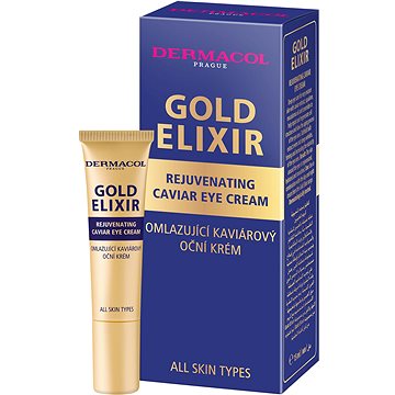 

DERMACOL Gold Elixir omlazující kaviárový oční krém 15 ml