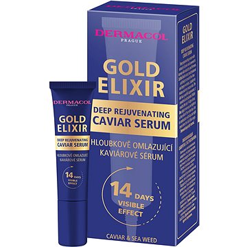 

DERMACOL Gold Elixir omlazující kaviárové sérum 12 ml