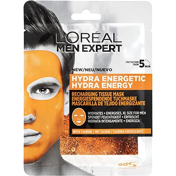 ĽORÉAL PARIS Men Expert Hydra Energetic Tissue Mask 30 g - Pleťová maska