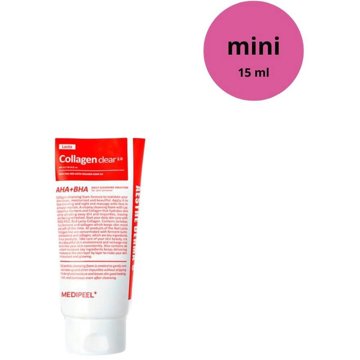 

MEDI-PEEL Čistící pěna na obličej s kolagenem s AHA a BHA kyselinami 15 ml