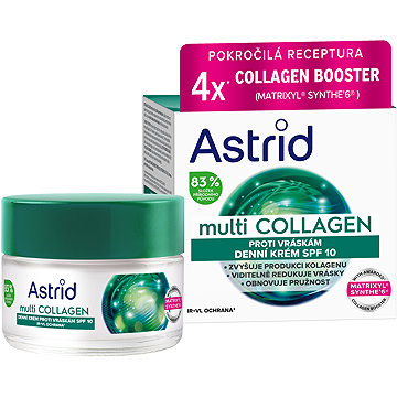 

ASTRID Multicollagen Denní krém proti vráskám a pro obnovení pružnosti SPF10 50 ml