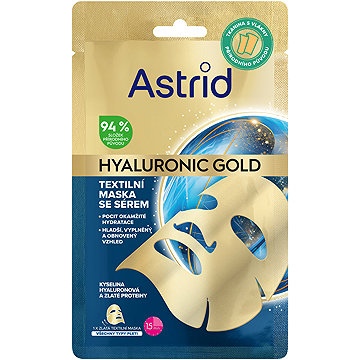 

ASTRID Hyaluronic Gold Textilní maska se sérem 1ks