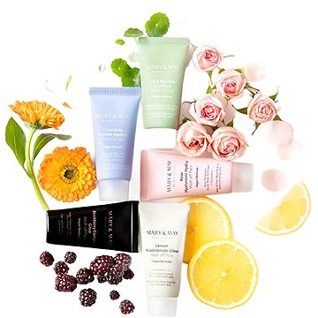 

MARY & MAY Vegan Wash Off Mask Mini Gift Set 5 x 30 ml