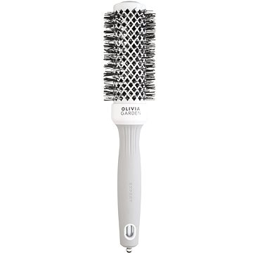 

OLIVIA GARDEN Expert Shine Wavy Bristles White&Grey 35 mm