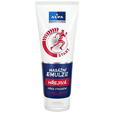 

ALPA Masážní Emulze START Hřejivá před výkonem 210 ml