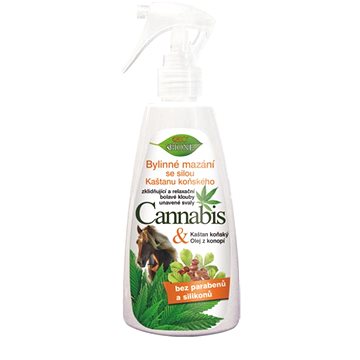 

BIONE COSMETICS Bio Cannabis Bylinné mazání s kaštanem koňským 260 ml