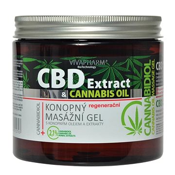 

VIVACO CBD Extract Regenerační masážní gel s konopným olejem 650 ml