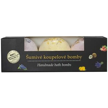 

VIVACO Šumivé koupelové bomby Levandule + Měsíček + Růže 3 × 45 g