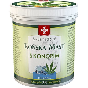 

SwissMedicus Koňská Mast s konopím chladivá 250 ml