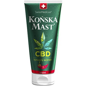 

SwissMedicus Koňská Mast s CBD hřejivá, tuba 200 ml