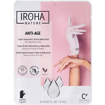 

IROHA NATURE Maska na ruce Anti-Age 2 × 9 ml