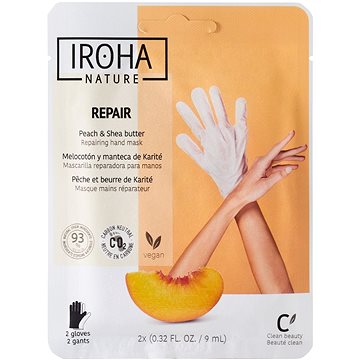 

IROHA NATURE Maska na ruce Peach & Shea Butter 2 × 9 ml