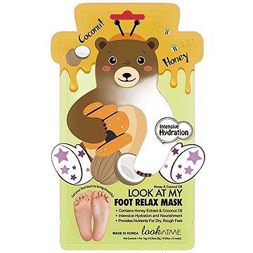 

LOOK AT ME Look At My Foot Relax Mask Bear 1 pár