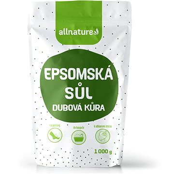 

Allnature Epsomská sůl Dubová kůra 1 kg