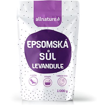 

Allnature Epsomská sůl Levandule 1 kg