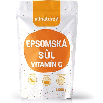 

Allnature Epsomská sůl Vitamín C 1 kg