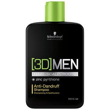 SCHWARZKOPF Professional [3D]Men Anti-Dandruff Shampoo 250 ml - Šampon pro muže