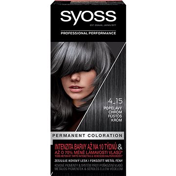 SYOSS Color 4-15 Popelavý chróm 50 ml - Barva na vlasy