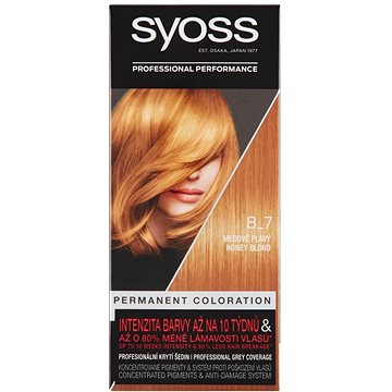 SYOSS Color 8-7 Medově plavý 50 ml - Barva na vlasy
