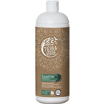 

TIERRA VERDE Šampon Kopřivový s vůní rozmarýnu a pomeranče 1000 ml