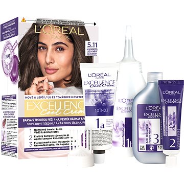 

L'ORÉAL PARIS Excellence Cool Creme 5.11 Ultra popelavá světlá hnědá