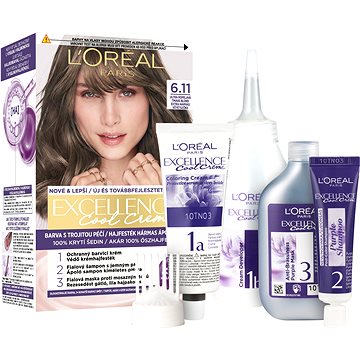 

L'ORÉAL PARIS Excellence Cool Creme 6.11 Ultra popelavá tmavá blond