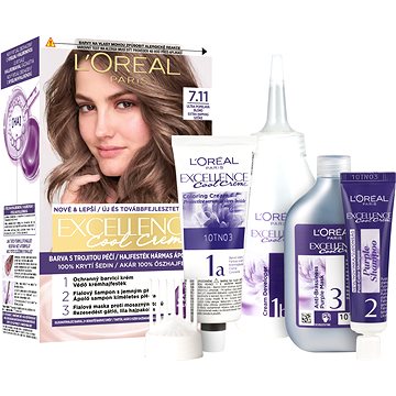 

L'ORÉAL PARIS Excellence Cool Creme 7.11 Ultra popelavá blond