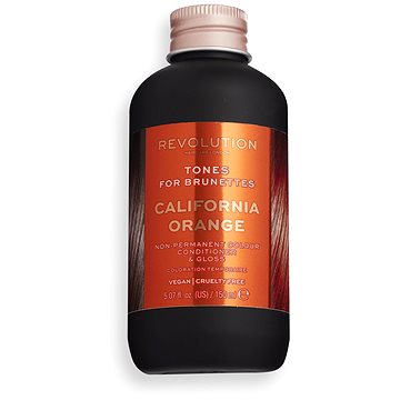 REVOLUTION HAIRCARE Tones for Brunettes California Orange 150 ml - Barva na vlasy
